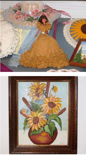 More of her handcrafts