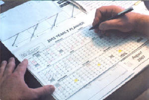 a calendar
