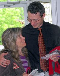 Jason Frantz with unidentified woman