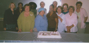 ladies with cake