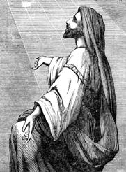 Jesus praying