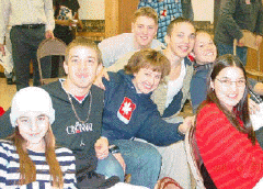 teens at church