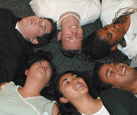 group of teens