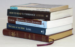 stack of theology books