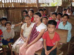 Thai children in school