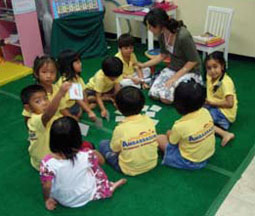Thai children in school