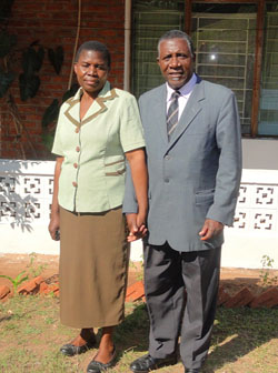 Pastor Nihaka and his wife