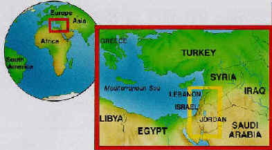 Map of Middle East