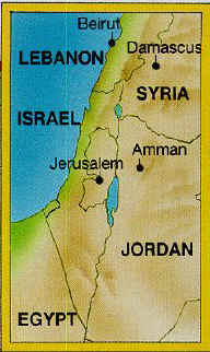 Map of Israel