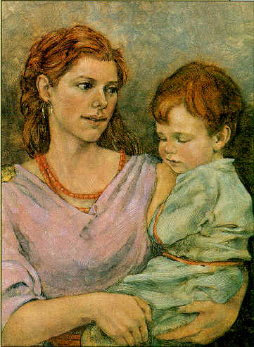 mother with child